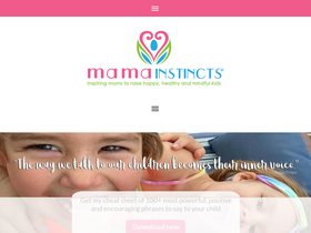 'mamainstincts.com' screenshot