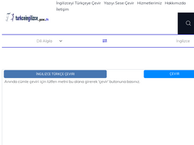 'turkceingilizce.gen.tr' screenshot
