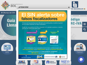 'sds.impuestos.gob.bo' screenshot