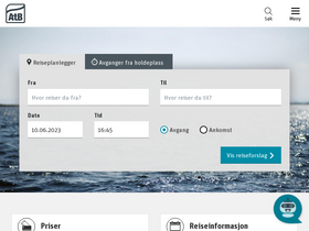 'atb.no' screenshot