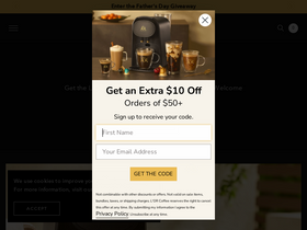 'lorcoffee.com' screenshot