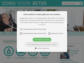 'zorgvoorbeter.nl' screenshot