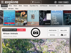 'explore.org' screenshot