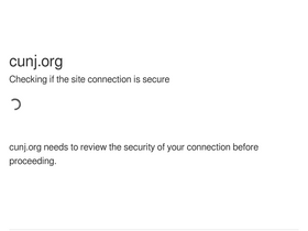 'cunj.org' screenshot