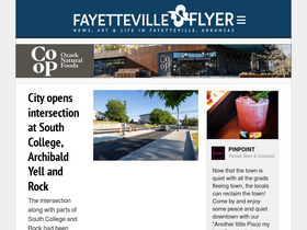 'fayettevilleflyer.com' screenshot