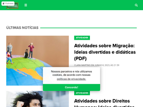 'atividadesprofessores.com.br' screenshot