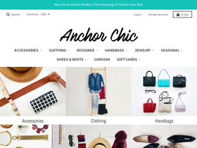 shopanchorchic.com homepage screenshot