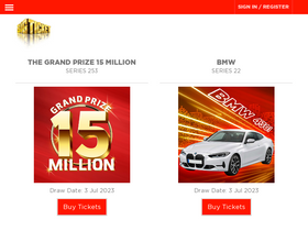 'bigticket.ae' screenshot