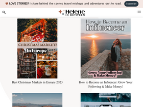'heleneinbetween.com' screenshot