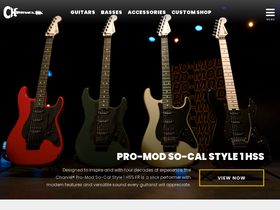 'charvel.com' screenshot
