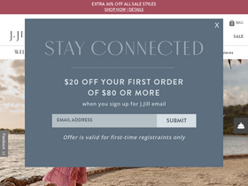 'jjill.com' screenshot