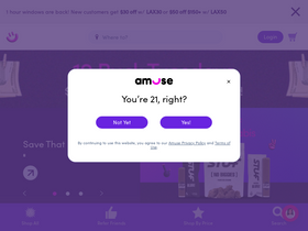 'amuse.com' screenshot