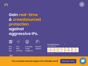 'crowdsec.net' screenshot