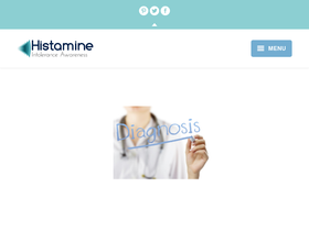 'histamineintolerance.org.uk' screenshot