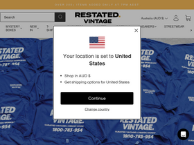 'restatedvintage.com' screenshot