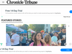 'chronicle-tribune.com' screenshot
