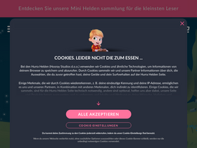 'hurrahelden.de' screenshot