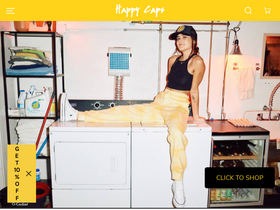 happycaps.co homepage screenshot