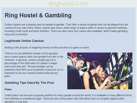 ringhostel.com