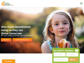 'ccfoodbank.org' screenshot