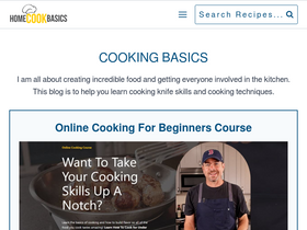 'homecookbasics.com' screenshot
