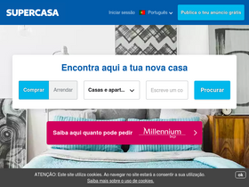 'supercasa.pt' screenshot