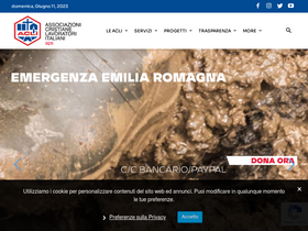 'acli.it' screenshot
