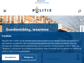 'politie.nl' screenshot