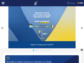 'antel.com.uy' screenshot