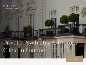 'thechelseapsychologyclinic.com' screenshot