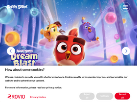 'angrybirds.com' screenshot