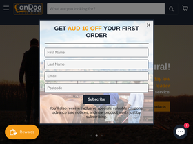 candoorural.com.au homepage screenshot