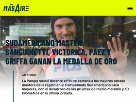 'masaireweb.com' screenshot