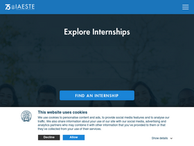 'iaeste.org' screenshot