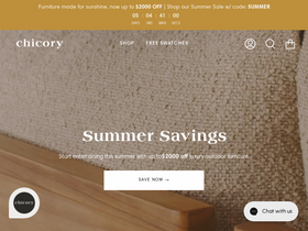 'chicoryhome.com' screenshot