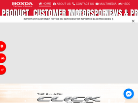 'hondaph.com' screenshot
