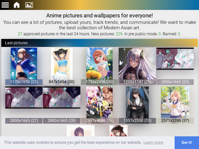 'anime-pictures.net' screenshot
