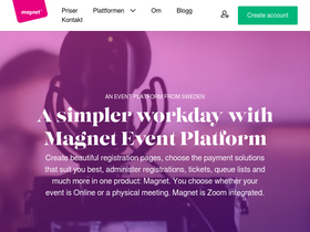 'magnetevents.com' screenshot