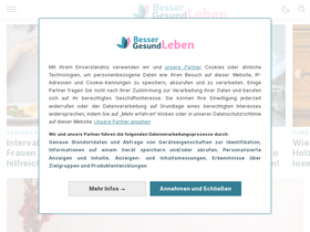 'bessergesundleben.de' screenshot