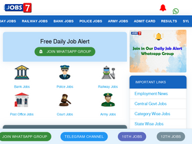'jobs7.in' screenshot
