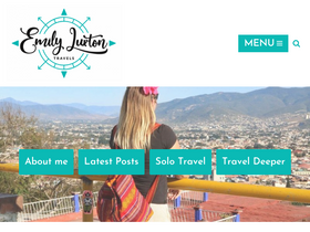 'emilyluxton.co.uk' screenshot