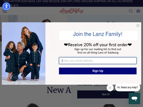 Lanz of Salzburg homepage screenshot