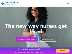 'incrediblehealth.com' screenshot