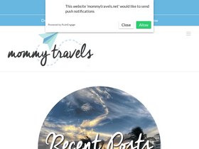 'mommytravels.net' screenshot
