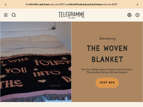 telegramme.co.uk homepage screenshot