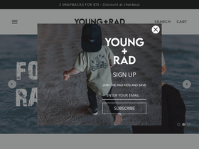 youngandrad.com homepage screenshot