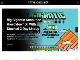 'thissongissick.com' screenshot