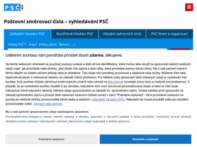 'psc.cz' screenshot