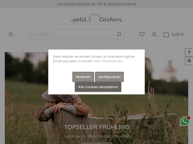 petit cochon website screenshot