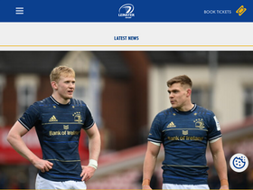 'leinsterrugby.ie' screenshot
